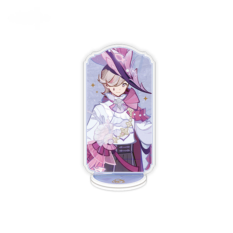 Genshin Impact Badge Standee Jinsho no Yosegaki Theme Series