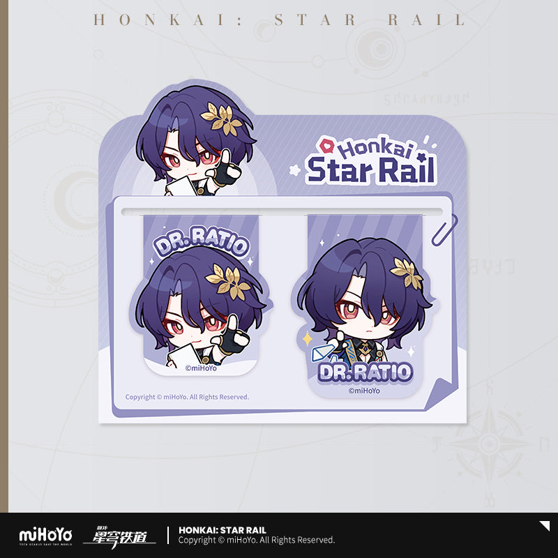 Honkai: Star Rail Soft Magnetic Bookmark Set Pom - Pom Exhibition Hall Series