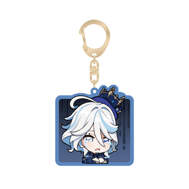 Genshin Impact Acrylic Pendant Q Version Emoticon Series
