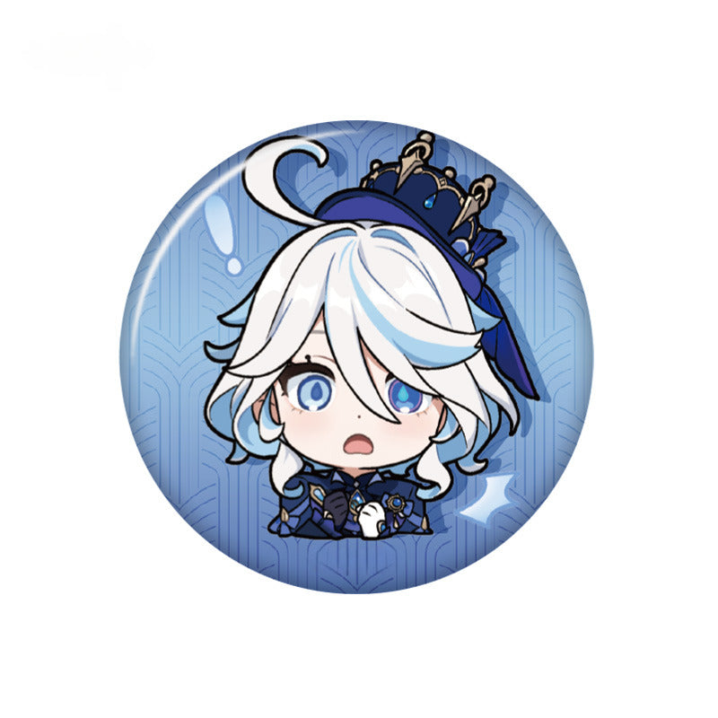 Genshin Impact Badge Q Version Emoticon Series
