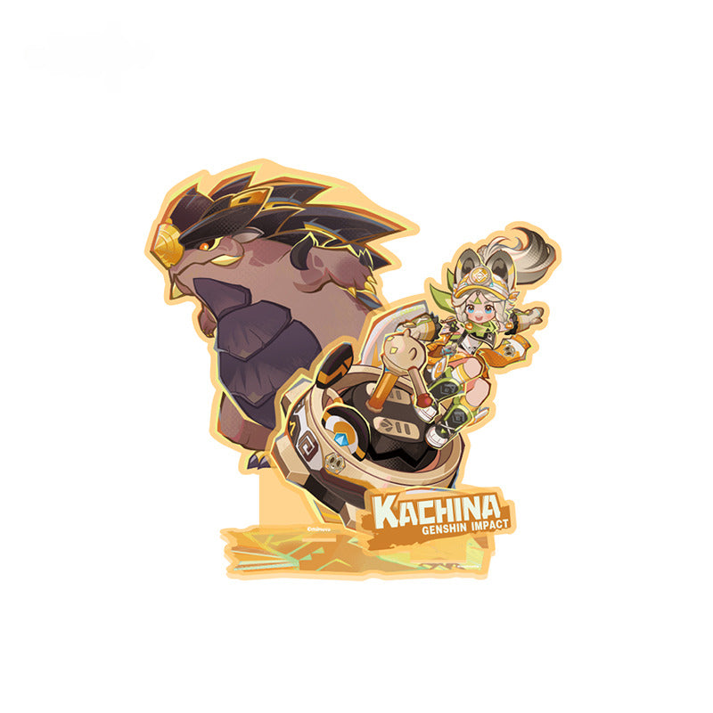 Genshin Impact Badge Standee Laser Ticket Traces of Artistry Series
