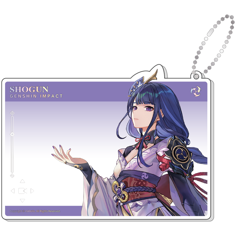 Genshin Impact Character Acrylic Group Photo Card Anniversary Celebration Series