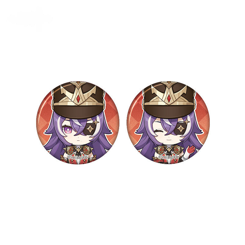 Genshin Impact Mini Badge Set Taking Pictures Recounting Good Times Series