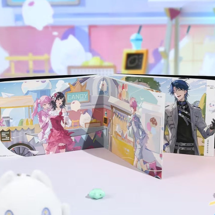 Link Click Dream Out! DEPARTURE PV Series Collectible Foldout Booklet