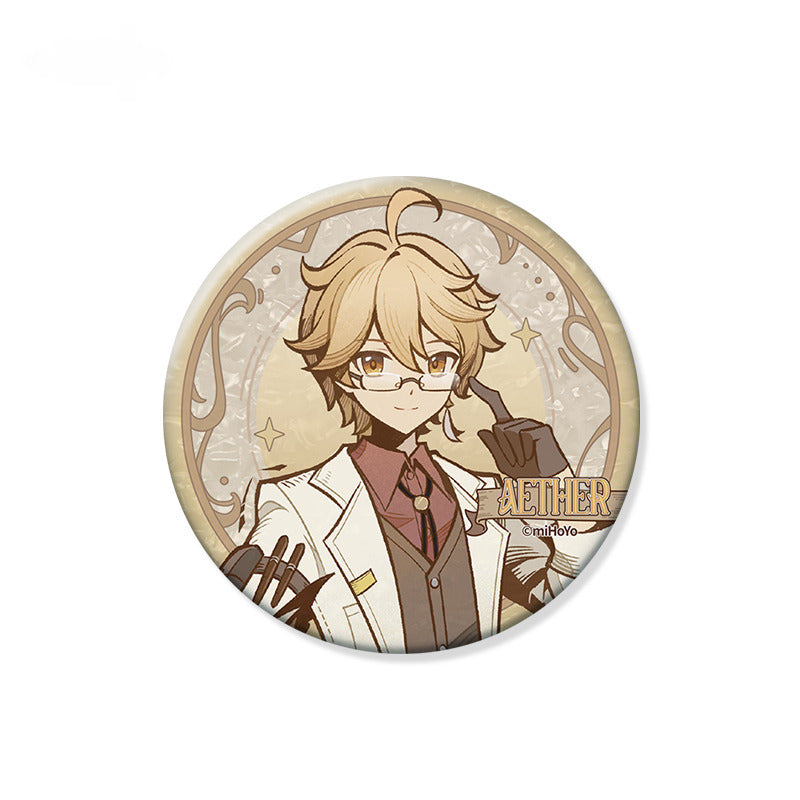 Genshin Impact Badge Standee Fridge Magnet Hunt the Shadow Series