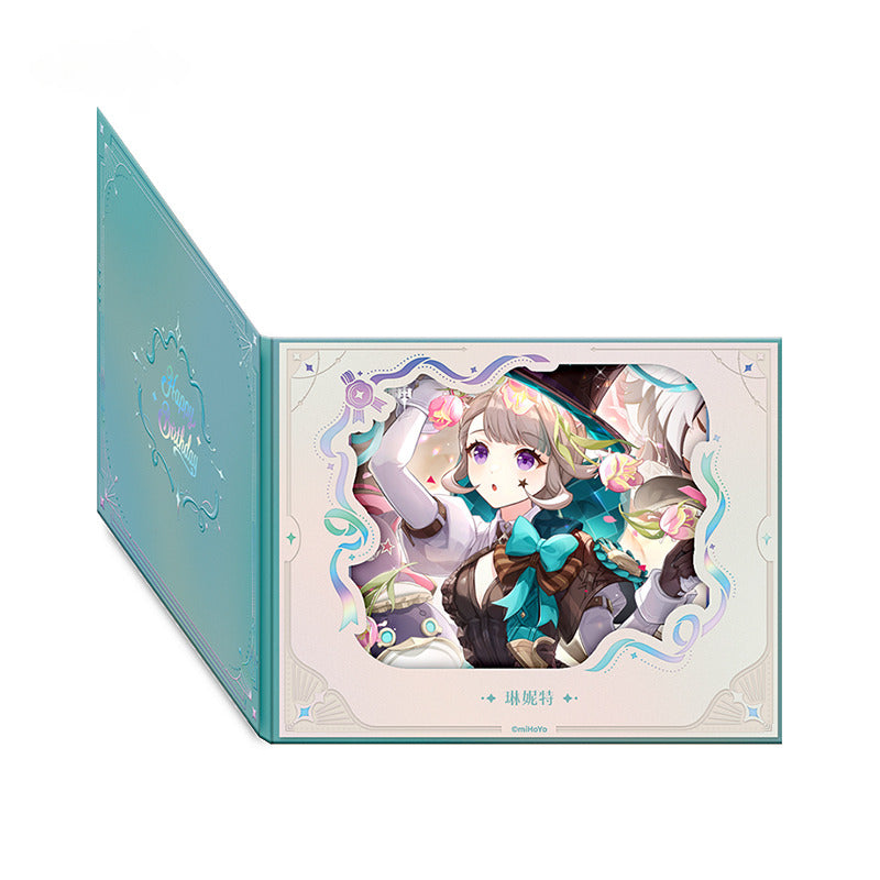 Pre-order Genshin Impact Flip Style Flower Window Colored Paper 2025 Day of Destiny Series