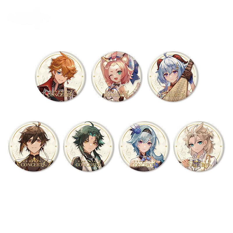 Genshin Impact Character Badge Concert Theme