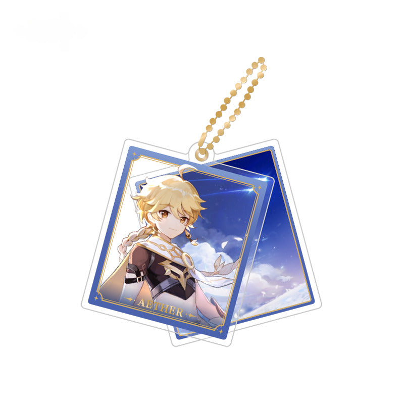 Genshin Impact Double Panel Acrylic Pendant