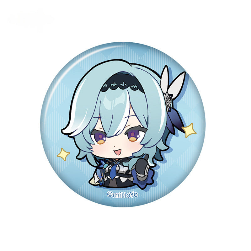 Genshin Impact Badge Mondstadt Q Version Emoji Themed Series