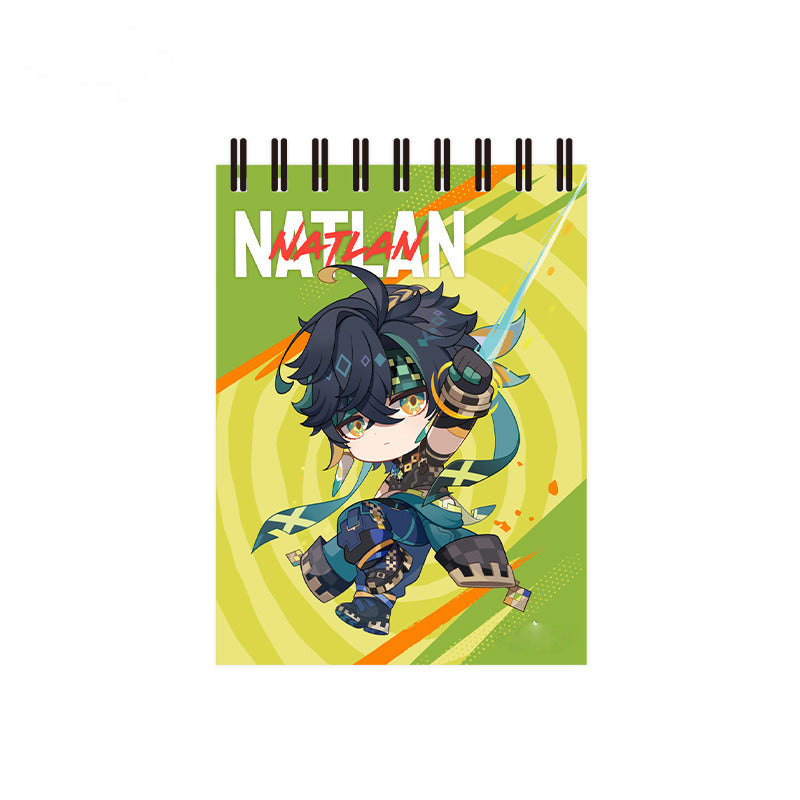 Genshin Impact Chibi Badge Pendant Sticky Note Pad Ornament Fridge Magnet Blaze to Natlan Series