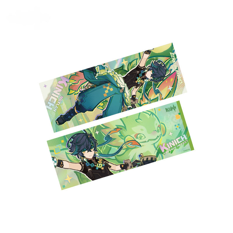 Genshin Impact Badge Standee Laser Ticket Traces of Artistry Series