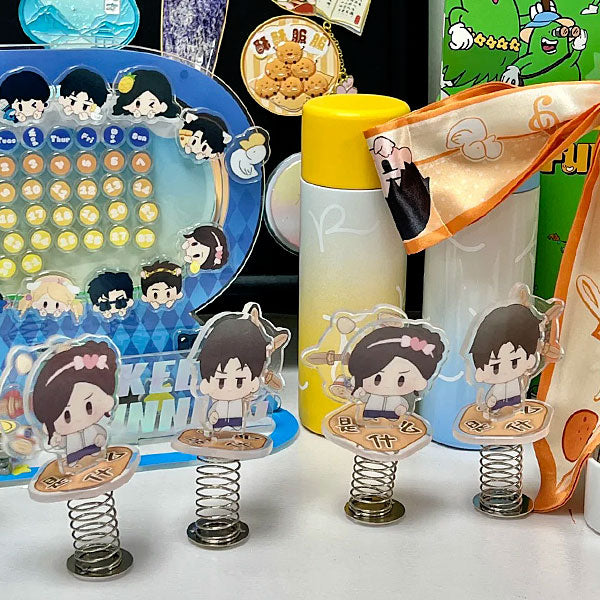 ZJSTV Keep Running Official Merch – Chibi-Style Bouncy Standee