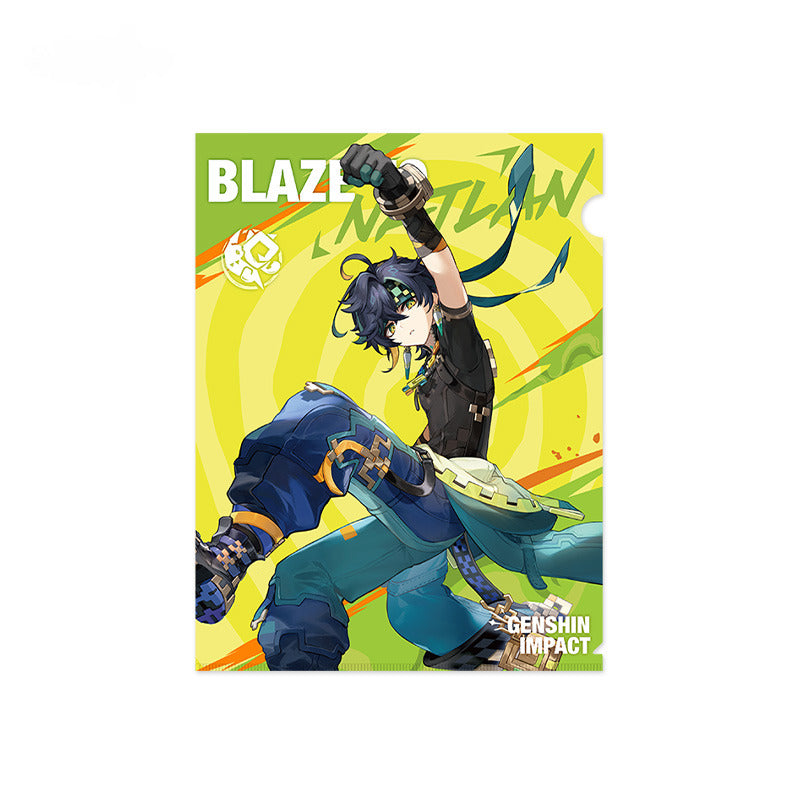 Genshin Impact Badge Standee File Folder Mouse Pad Ornament Blaze to Natlan Series