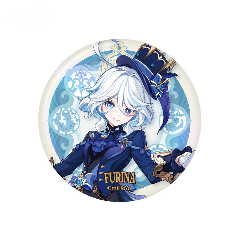 Genshin Impact Badge Fontaine Court Theme