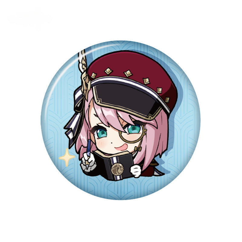 Genshin Impact Badge Q Version Emoticon Series
