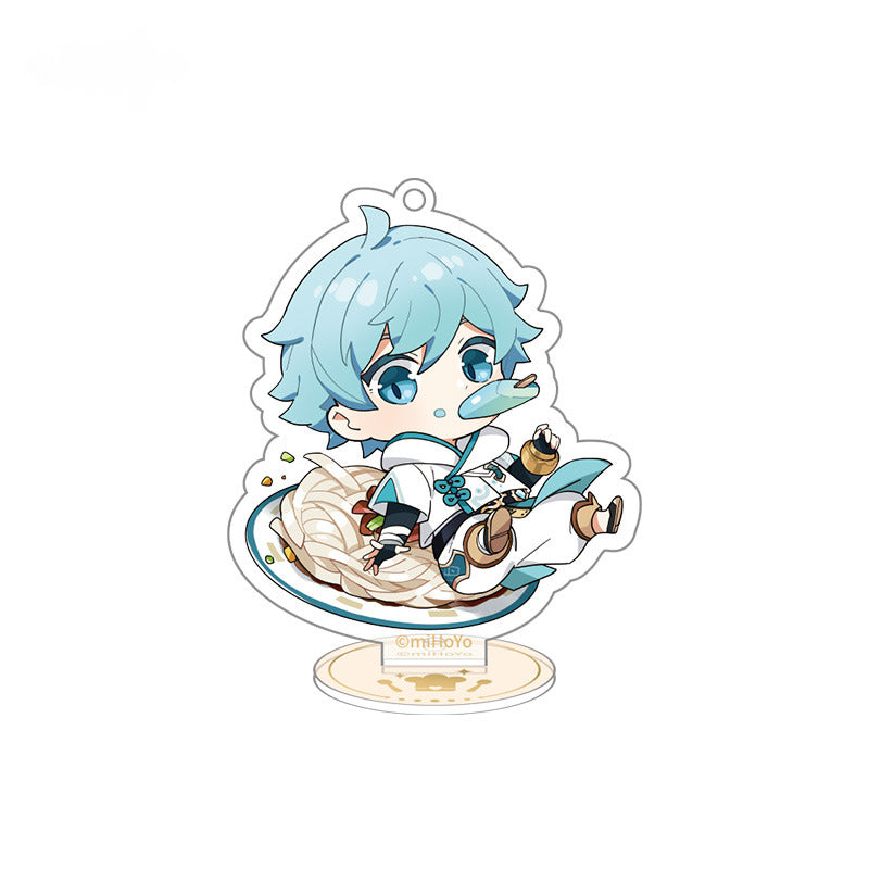 Genshin Impact Character Acrylic Mini Standee Yummy Party Theme