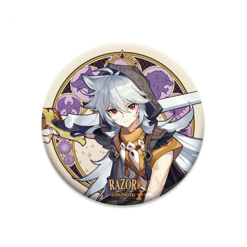 Genshin Impact Badge Mondstadt Theme
