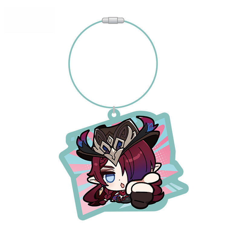 Genshin Impact Chibi Emoticon Series Acrylic Pendant