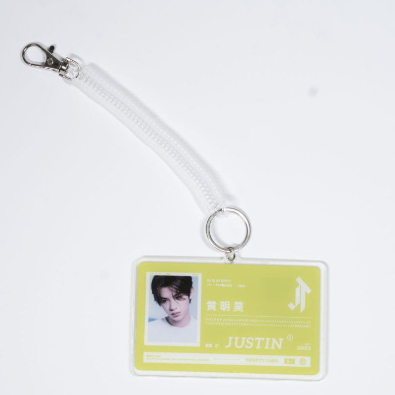 Huang Minghao Justin Acrylic ID Zhu Zhengting Souvenir Work ID