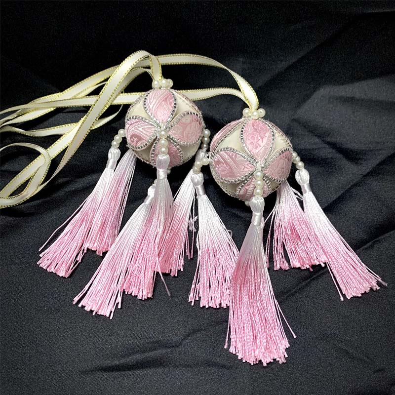 Embroidered Ball & Magnet Set – Traditional Guangxi Craft, Intangible Cultural Heritage Collection
