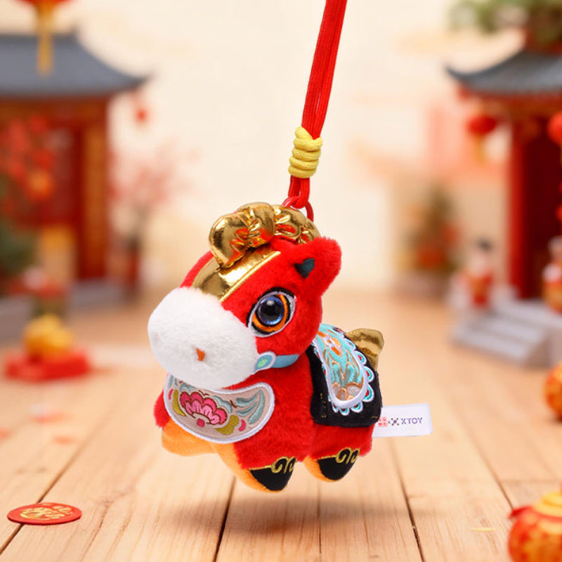 "Golden Mane" Plush Bag Charm