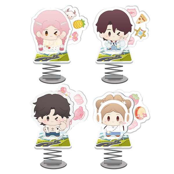 ZJSTV Keep Running Chibi-Style Bouncy Standee 2.0