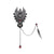 Genshin Impact Badge Standee Stamp Photo Frame Stick-it Storage Cloth Movable Metal Badge Diluc - Glistening Night Banquet Series