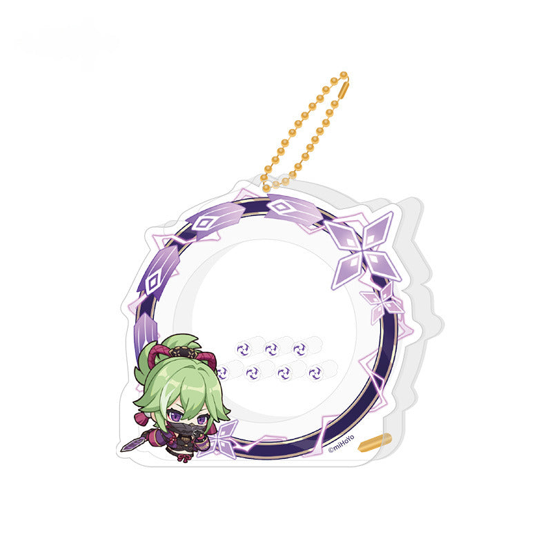 Genshin Impact Badge Acrylic Storage Cover