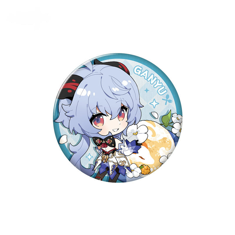 Genshin Impact Character Badge Yummy Party Theme