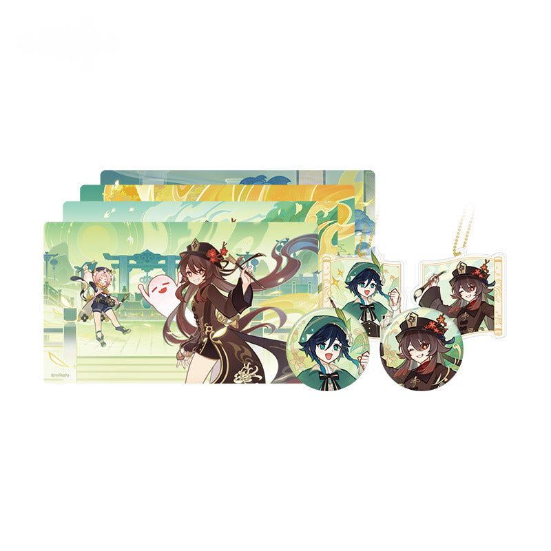 Genshin Impact Badge Trading Card The Poetic Rhymes of Flowing Waters
