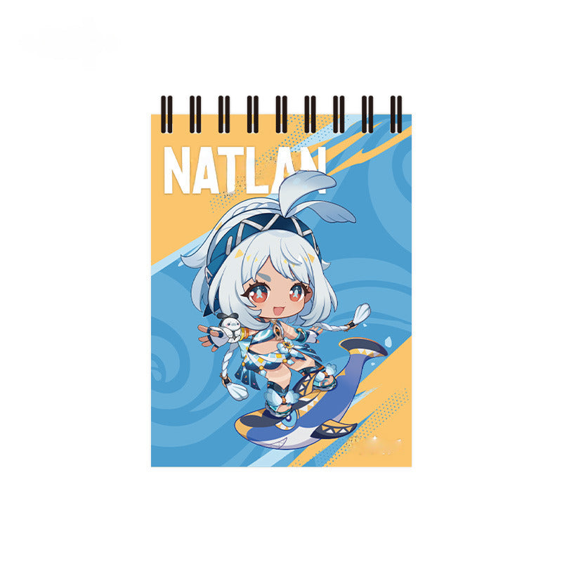 Genshin Impact Chibi Badge Pendant Sticky Note Pad Ornament Fridge Magnet Blaze to Natlan Series