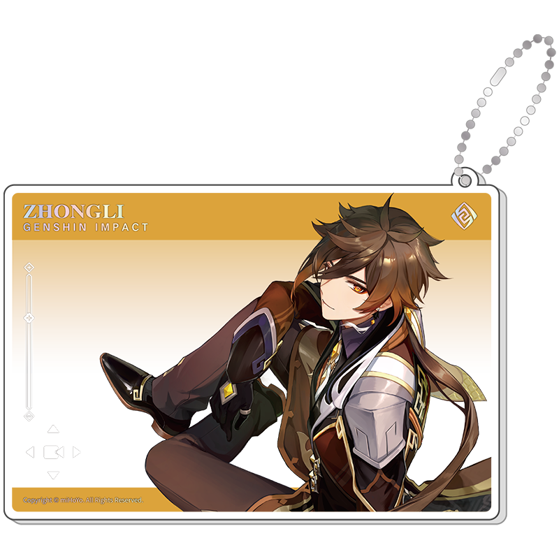 Genshin Impact Character Acrylic Group Photo Card Anniversary Celebration Series