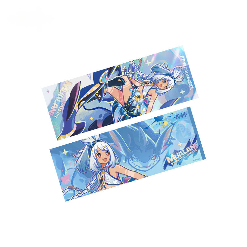 Genshin Impact Badge Standee Laser Ticket Traces of Artistry Series