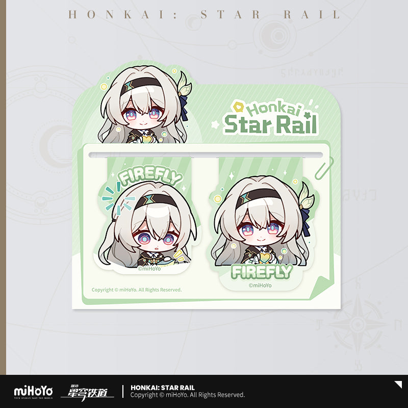 Honkai: Star Rail Soft Magnetic Bookmark Set Pom - Pom Exhibition Hall Series