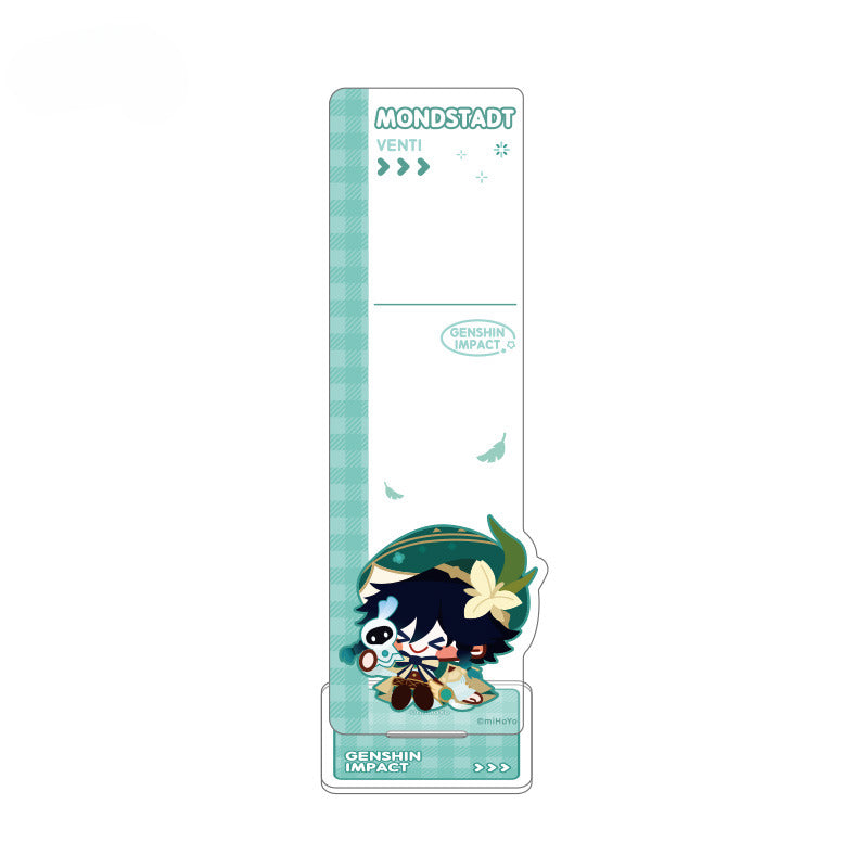 Genshin Impact Q Version Post-it Note Holder