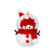 CPOP4U | Link Click Snowman Plush Pendant  Fluffy Winter