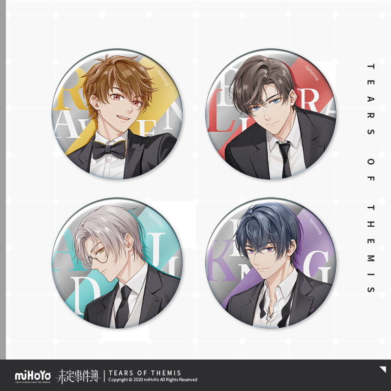 Tears of Themis Heartbeat Files Series Tinplate Badge