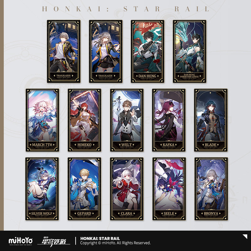 Honkai: Star Rail 1st Anniversary Commemorative Collectible Card Blind Box (Set A) - Random One Piece
