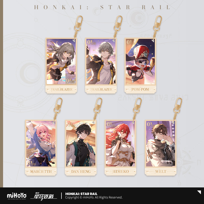 Honkai: Star Rail Acrylic Pendant Anniversary Celebration Gift Series
