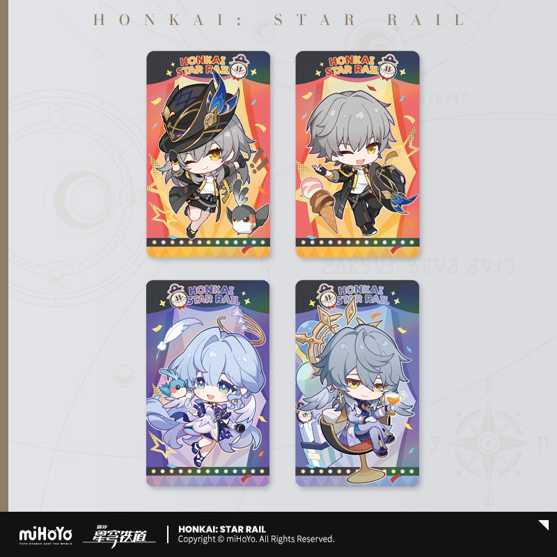 Honkai: Star Rail Chibi Laser Collectible Card Set Autumn Festival Series