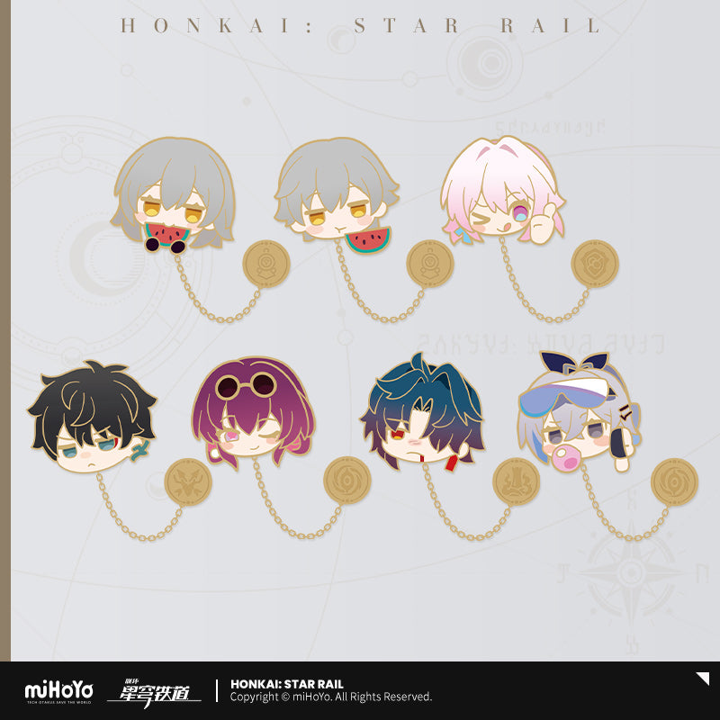 Honkai: Star Rail Metal Badge Pom - Pom Exhibition Hall Series