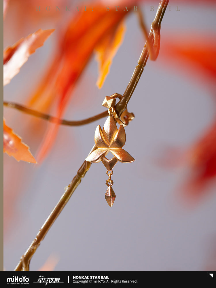 Honkai: Star Rail Water Lotus Clip On Earrings Dan Heng Imbibitor Lunae Theme Impression Series