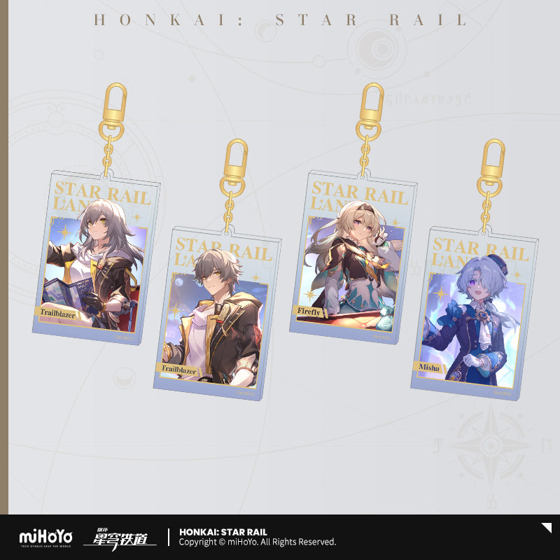Honkai: Star Rail Acrylic Keychain Star Rail Land Series