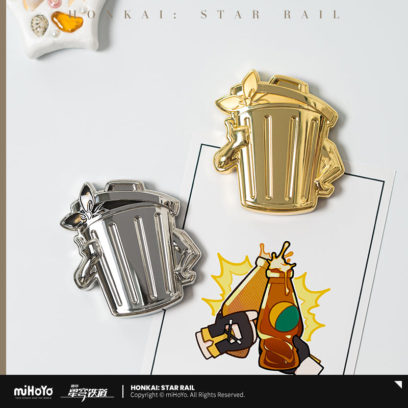 Honkai: Star Rail Metal Fridge Sticker Lordly Trashcan Series