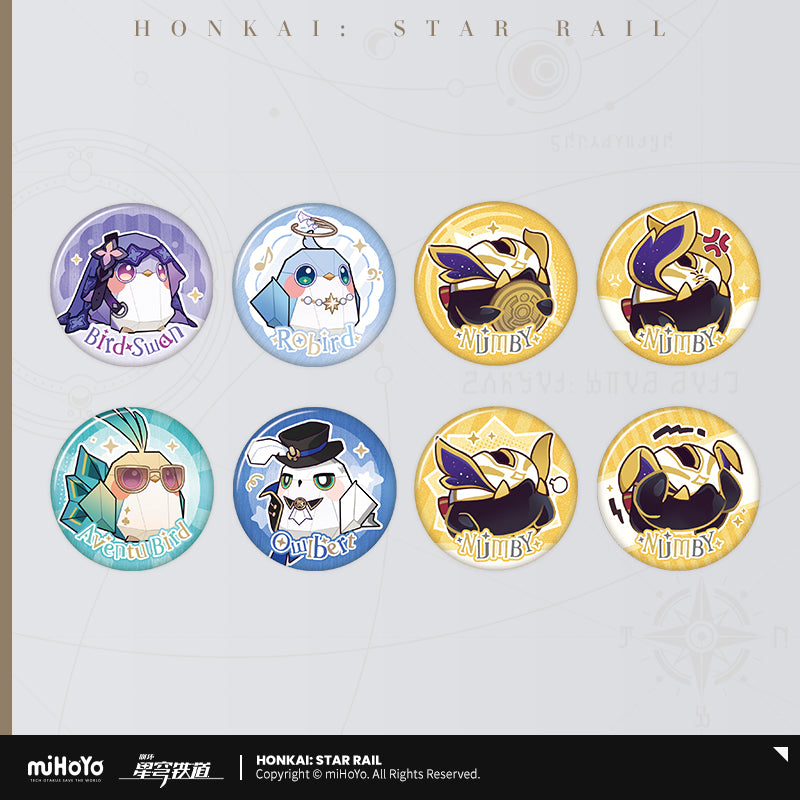 Honkai: Star Rail Mini Badge Set Owlbert's Reception Room Series