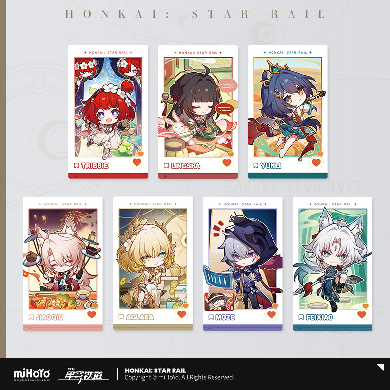 Honkai: Star Rail Paper Card Set - Second Edition Spring Festival Greeting Series