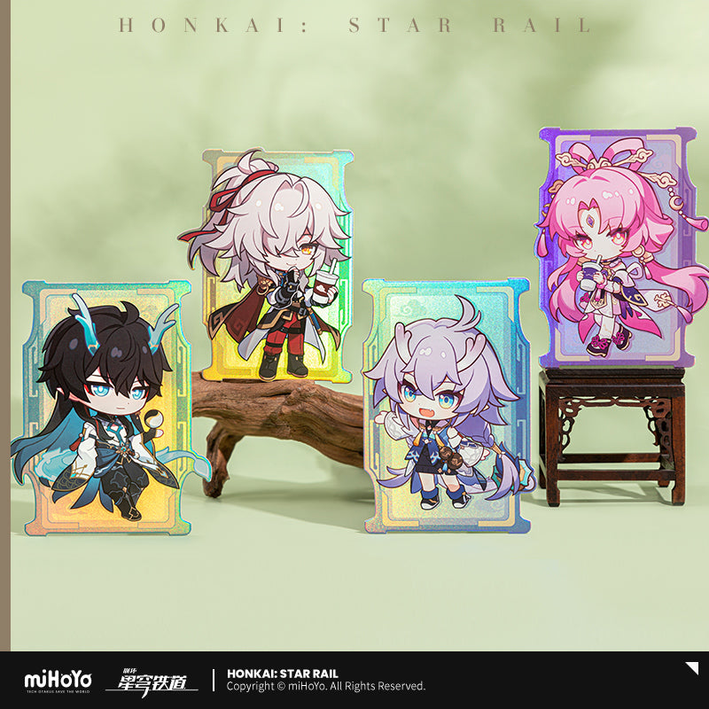 Honkai: Star Rail Chibi Laser Collectible CardTrain Travel Series