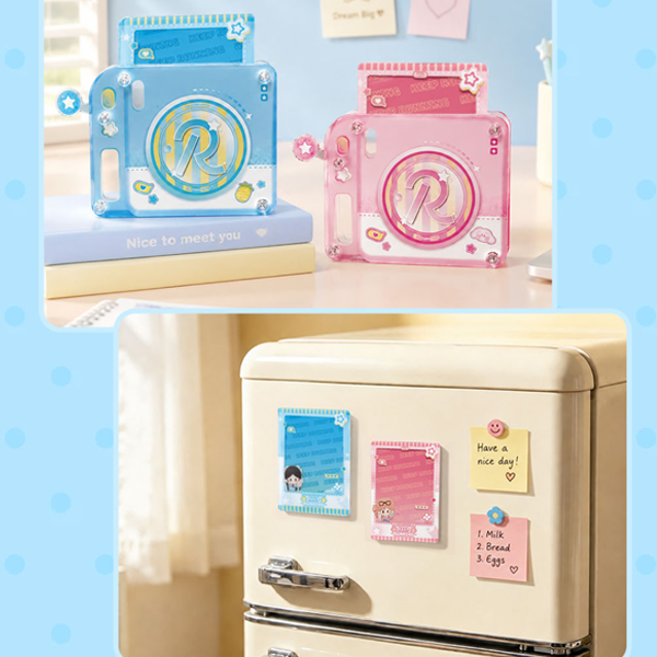 ZJSTV Keep Running Photo Card Camera Magnet