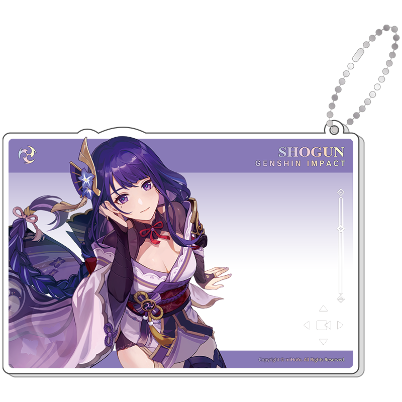 Genshin Impact Character Acrylic Group Photo Card Anniversary Celebration Series