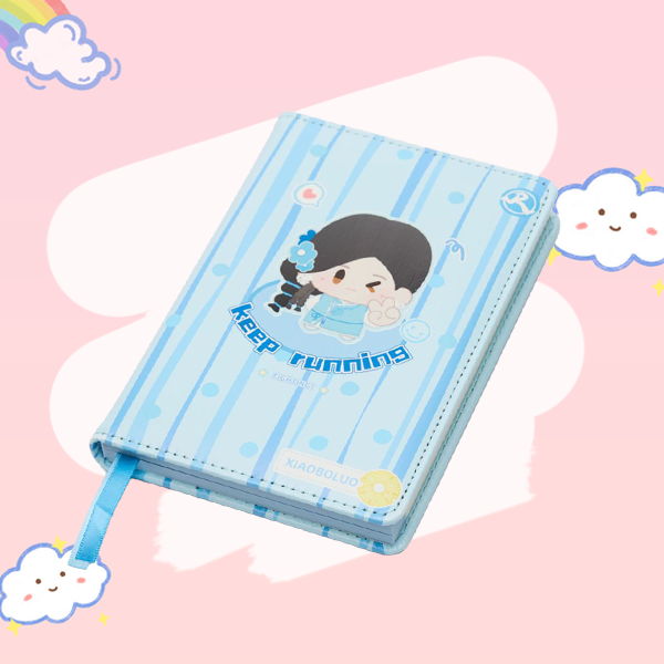 ZJSTV Keep Running Benben Pocket Journal Notebook